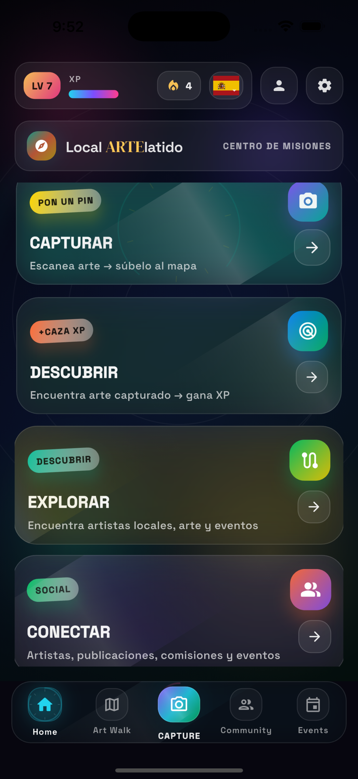 Local ARTBeat app screenshot