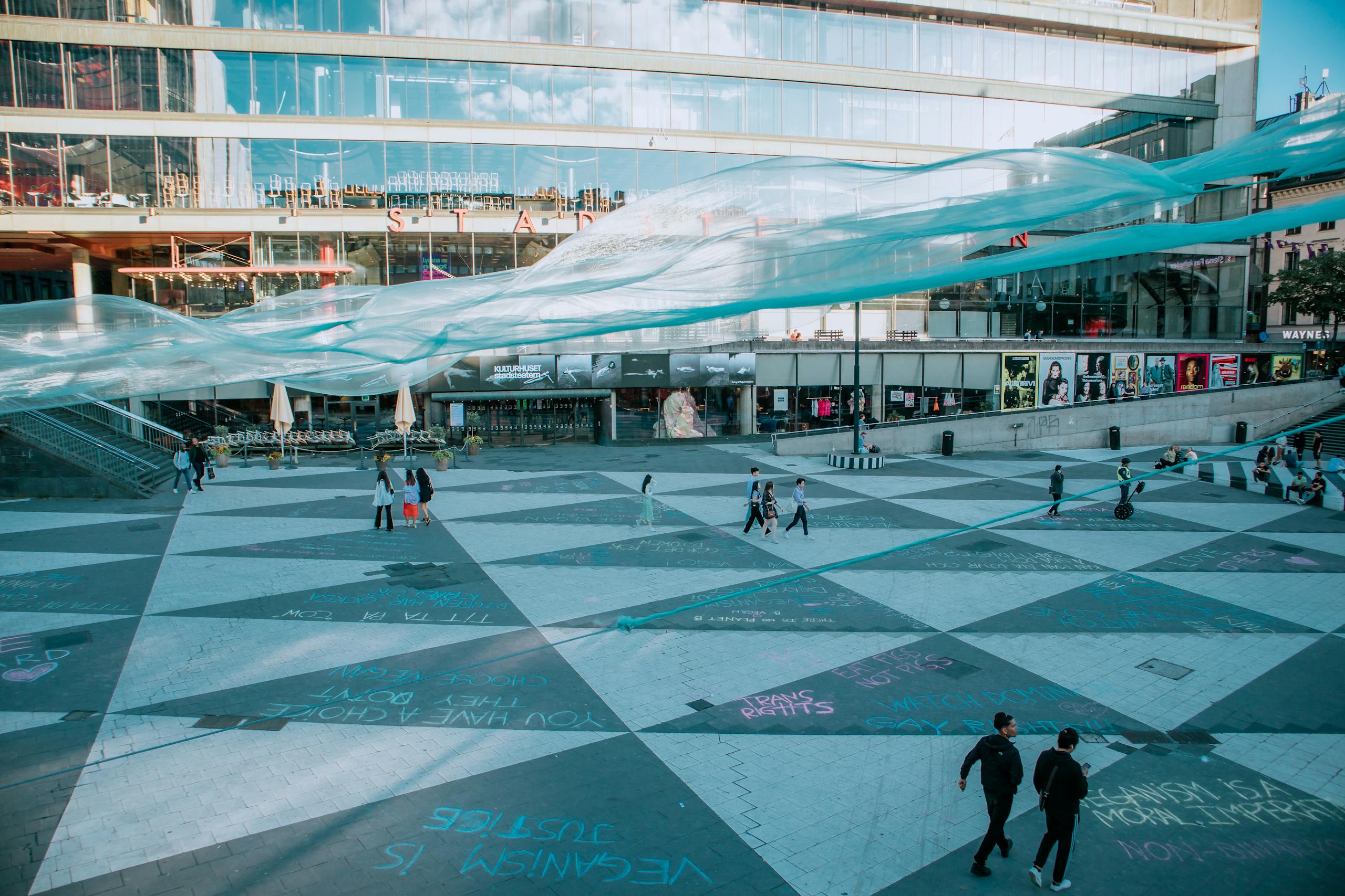 Public art installation