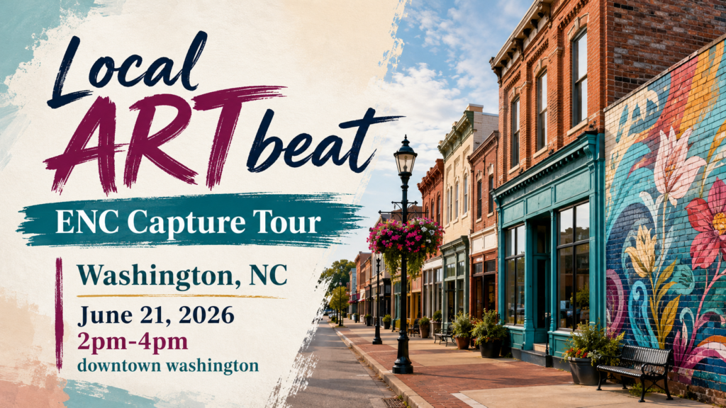 Washington NC tour event graphic
