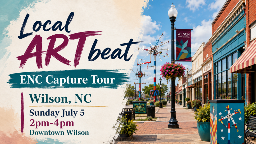 Wilson NC tour event graphic