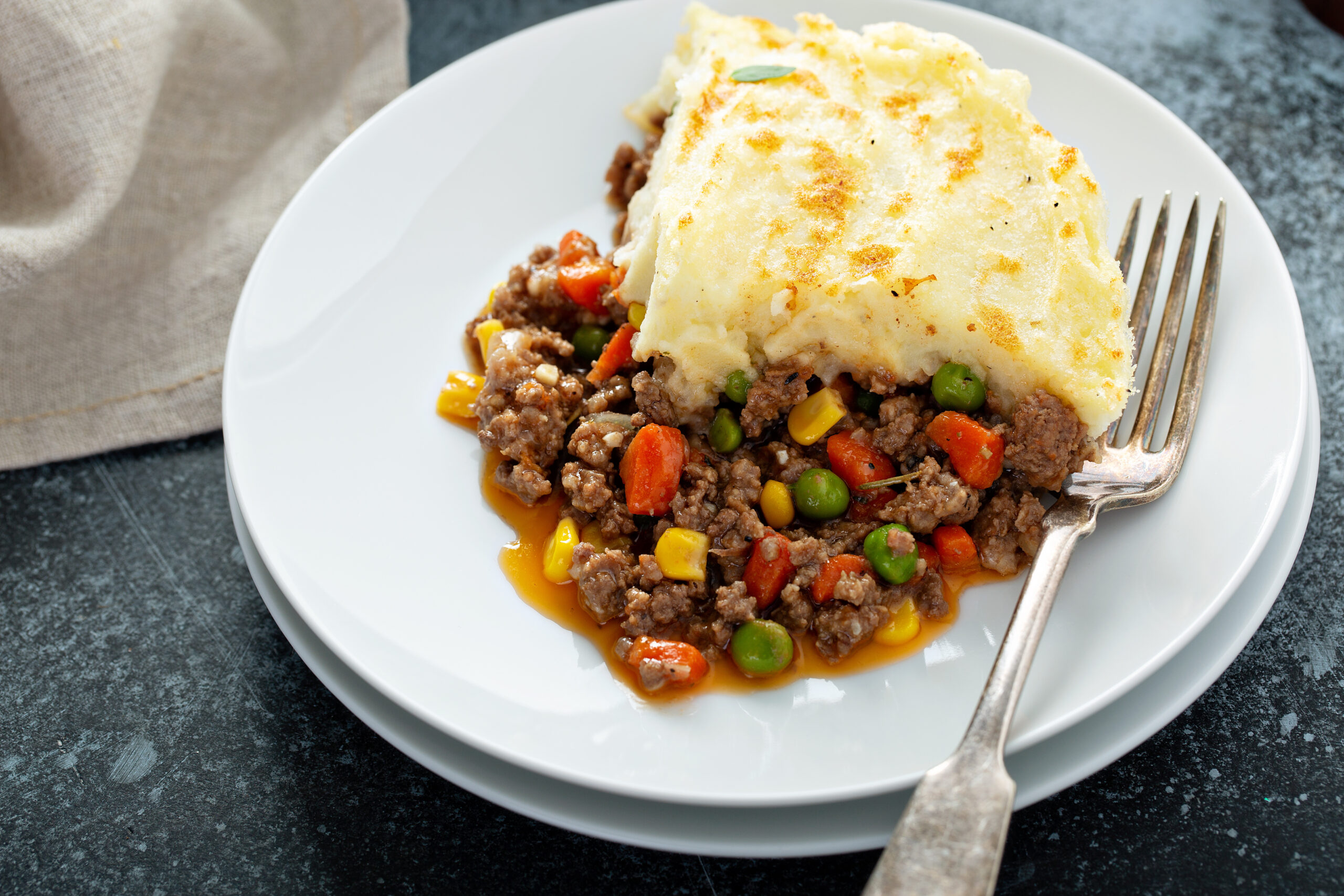 Cottage Pie with Mashed Potato Topping